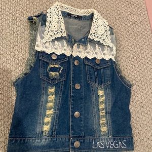 Denim vest